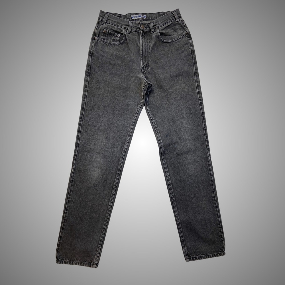 Vintage Gap‎ Easy Fit Jeans Mens 33x34 Faded Black Straight Leg 100% Cotton 90s